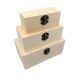 Drvene kutije set 3u1 – pravokutne s kopčom (18x10,5x7,5 cm)