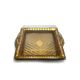 PET kutija JY-80035 - 28x25x7.5cm, PET zlatna kutija za slastice, kolače, sushi, plate i gastro