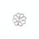 Srebrna kapica za perle 1 cm – Dekorativni element za nakit, 0,136 g