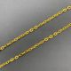 Lanac zlatni na metre 3mm