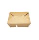 Kraft posuda preklopna s pregradom 17.4x14.5x7/15.2x12x6.4 - N66