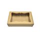 Kartonska kutija s prozorom 31,5x20,5x7 cm (N48) NATUR