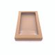 Kartonska kutija s prozorom natur 16x26x3 cm (N42A) – za poklon setove, delicije i premium kolekcije