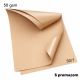 Kraft havana papir u arku 70 x 100 cm 50 gsm s premazom 50/1 5.3 kg za hranu