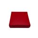 Kutijica za nakit 8.5x8.5x2.5cm – Crvena (s dijamantim uzorkom)