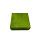 Kutijica za nakit 8.5x8.5x3 cm – zelena poklon kutija za prstenje i ogrlice