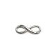 Metalni privjesak infinity 4 cm (5 kom) – Simbol beskonačnosti i vječnosti za nakit
