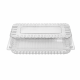 PET posuda NO16 preklopna za 2 kolača 17,2 x 7 cm - prozirna ambalaža za kolače