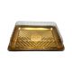 PET kutija JY-345 - 34.5x8.5cm, PET zlatna kutija za slastice, kolače, sushi, plate i gastro