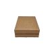 Poklon kutija za nakit 11×8×3,5 cm – Zlatno-smeđa sa zlatnom crtom