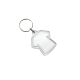 Prozirni PVC privjesak za ključeve nogometni dres 4 × 4,2 cm 