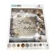 Set balona 100 kom – bijelo plavi i rose gold baloni sa zlatnim zvjezdicama za girlande (Party Balloon)