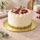 Zlatna okrugla papirnata Cake Board podloga za tortu promjera 30 cm