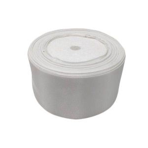 Satenska traka 5cmx22m - Bijela