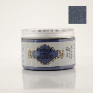 1843 Dark Blue Dıamond Metallic Relıef Pastes