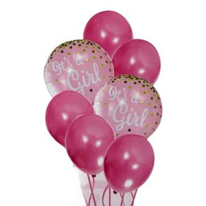 Baloni set - Baby shower - BS01 roza