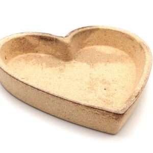 MDF posuda srce 17x3cm