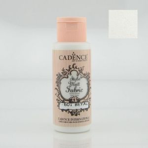 Boja za tekstil mat - Bijela 59ml (601 White)