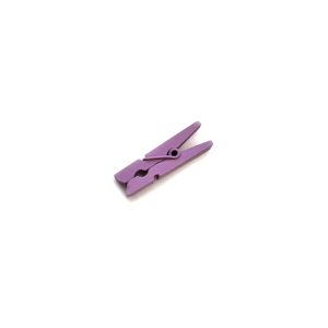 Drvena štipaljka u boji 3,4cm - Ljubičasta
