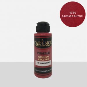 Akrilna boja 120 mL – Grimizno crvena (4350 Crimson kirmizi)