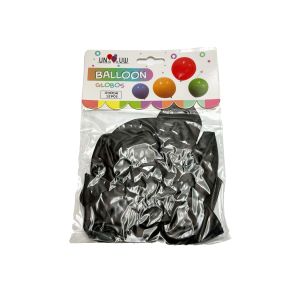 Baloni 12'' (30cm) 12/1 - Metalno crna