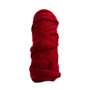 Chunky pliš pređa 1 cm, 250 g – Crvena (bordo) (br. 47)