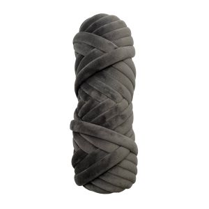 Chunky pliš pređa 1 cm, 250 g – Siva (br. 43)
