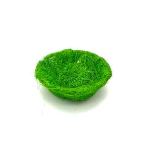 Dekorativno gnijezdo u boji – zelena 15 × 7 cm