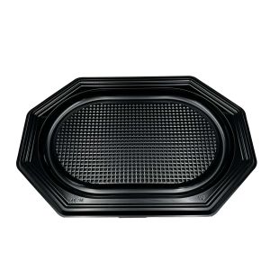 PET posuda plata crno dno srednja 455x302mm SP45 B za kolače