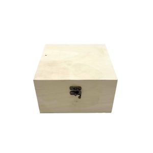 Drvena kutija 3 u 1 - 15.5x15.5x9cm – Drvene kutije za ukrašavanje