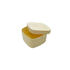 Drvena kutijica mini kvadratna 7.5x4 cm