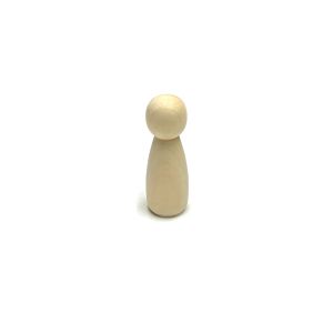 Drveni pijun – Ženski, 6.5 cm