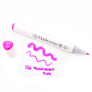 Grafički marker touch -  126 Fluoruscent Pink