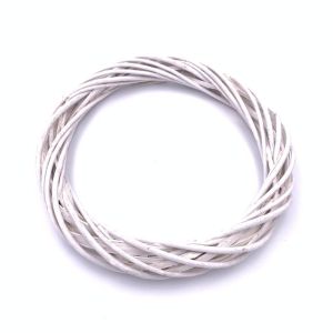 Božićni ukrasni vijenac od rattana za vrata (30cm)