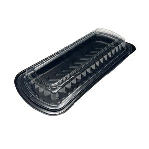 PET kutija TY-4219 – Plastična ambalaža za rolade i kolače (43x18.5x8 cm)