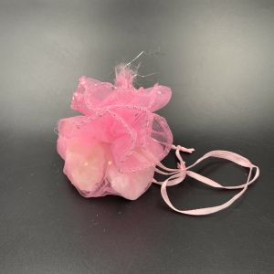 Organza vrećica okrugla - roza