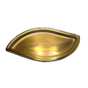 PET kutija JY-6809 - 48x25x5.5cm, PET zlatna kutija za slastice, kolače, sushi, plate i gastro