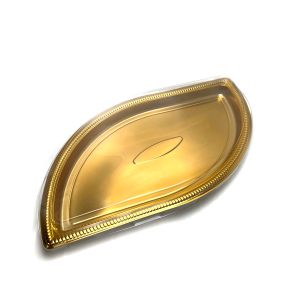 PET kutija JY-6809 - 48x25x5.5cm, PET zlatna kutija za slastice, kolače, sushi, plate i gastro
