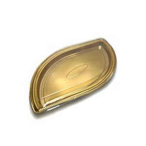 PET kutija JY-6807 - 43.5x23x5.5cm, PET zlatna kutija za slastice, kolače, sushi, plate i gastro