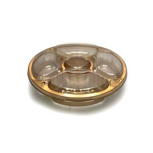 PET kutija JY-Y0058 - 27x7cm, PET zlatna kutija za slastice, kolače, sushi, plate i gastro