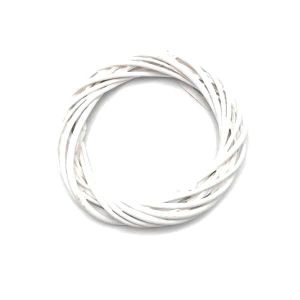 Vijenac 20cm od rattana - Bijeli