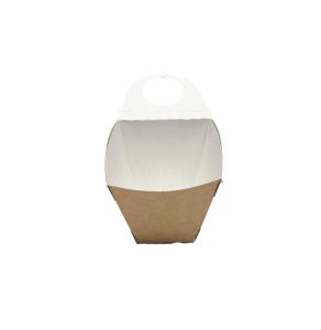 Ambalaža za pomfrit, krumpiriće M66 8x8x9cm + umak
