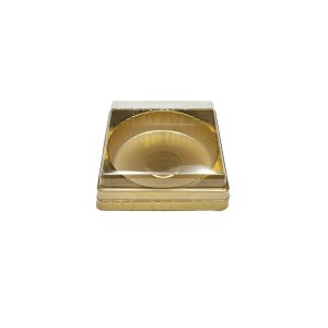 PET kutija zlatna JY-3233 - 13x13x2.6cm