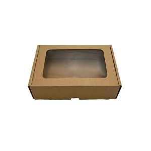 Kartonska kutija s prozorom 19,5x13,5x5 cm (N96N) 