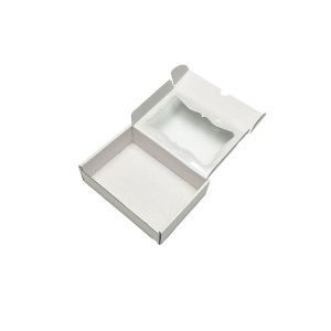 Kartonska kutija s prozorom bijela 19.5x13.5x5.5 cm (N101B) 2