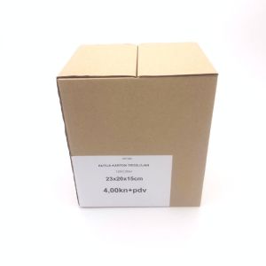 Kartonska kutija za boce troslojna 23x20x15cm 12,x0,25mL - N21