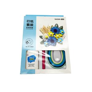 Komplet za quilling – osnovni set za papirnato filigraniranje (plavi)