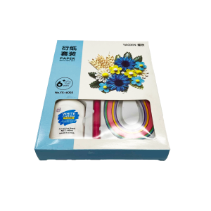 Komplet za quilling – osnovni set za papirnato filigraniranje (rozi)