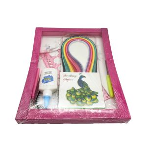 Komplet za quilling – profesionalni set za papirnato filigraniranje - Roza