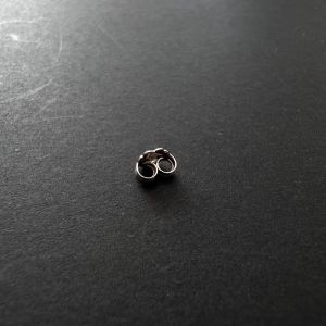 Kopča (završetak leptir) za naušnice srebro 0.119g - 0.35x0.3cm
